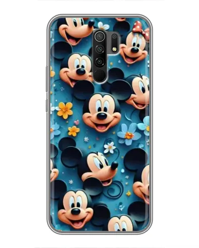 Чехол для Xiaomi Redmi 9 с картинкой «Паттерн Микки и Минни» Чехол для Xiaomi Redmi 9 с картинкой «Паттерн Микки и Минни»
