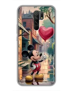 Чехол для Xiaomi Redmi 9 с картинкой «Микки и шарик-сердце» Чехол для Xiaomi Redmi 9 с картинкой «Микки и шарик-сердце»