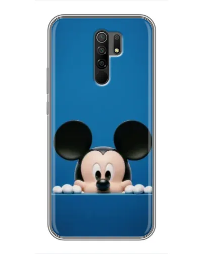 Чехол для Xiaomi Redmi 9 с картинкой «Микки выглядывает» Чехол для Xiaomi Redmi 9 с картинкой «Микки выглядывает»