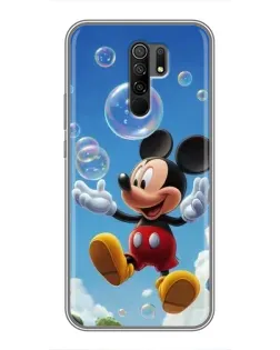 Чехол для Xiaomi Redmi 9 с картинкой «Mickey и мыльные пузыри» Чехол для Xiaomi Redmi 9 с картинкой «Mickey и мыльные пузыри»