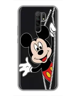 Чехол для Xiaomi Redmi 9 с картинкой «Микки раздвигает стены» Чехол для Xiaomi Redmi 9 с картинкой «Микки раздвигает стены»