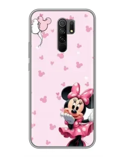 Чехол для Xiaomi Redmi 9 с картинкой «Минни Маус и сердечки» Чехол для Xiaomi Redmi 9 с картинкой «Минни Маус и сердечки»