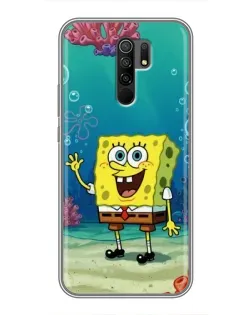 Чехол для Xiaomi Redmi 9 с картинкой «Подводный привет» Чехол для Xiaomi Redmi 9 с картинкой «Подводный привет»