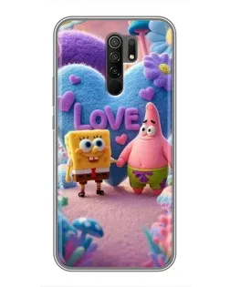 Чехол для Xiaomi Redmi 9 с картинкой «Губка Боб Патрик» Чехол для Xiaomi Redmi 9 с картинкой «Губка Боб Патрик»