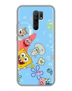 Чехол для Xiaomi Redmi 9 с картинкой «Веселые пузырьки» Чехол для Xiaomi Redmi 9 с картинкой «Веселые пузырьки»