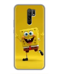 Чехол для Xiaomi Redmi 9 с картинкой «Позитивный Губка Боб» Чехол для Xiaomi Redmi 9 с картинкой «Позитивный Губка Боб»