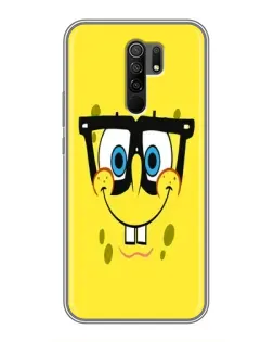 Чехол для Xiaomi Redmi 9 с картинкой «Минималистичный Спанч Боб» Чехол для Xiaomi Redmi 9 с картинкой «Минималистичный Спанч Боб»