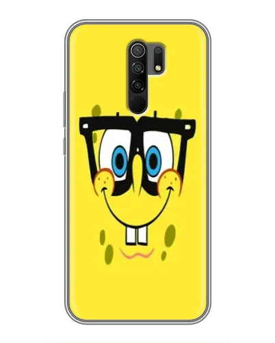 Чехол для Xiaomi Redmi 9 с картинкой «Минималистичный Спанч Боб» Чехол для Xiaomi Redmi 9 с картинкой «Минималистичный Спанч Боб»