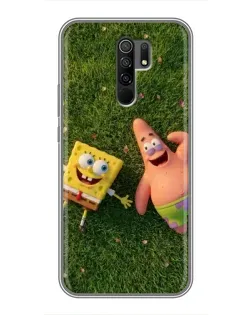 Чехол для Xiaomi Redmi 9 с картинкой «Друзья на лужайке» Чехол для Xiaomi Redmi 9 с картинкой «Друзья на лужайке»