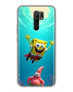 Чехол для Xiaomi Redmi 9 с картинкой «Спанч Боб под водой» Чехол для Xiaomi Redmi 9 с картинкой «Спанч Боб под водой»
