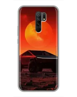 Чехол для Xiaomi Redmi 9 с картинкой «Cybertruck на Марсе» Чехол для Xiaomi Redmi 9 с картинкой «Cybertruck на Марсе»