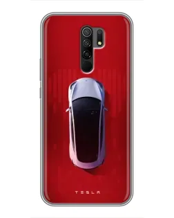 Чехол для Xiaomi Redmi 9 с картинкой «Tesla Top View» Чехол для Xiaomi Redmi 9 с картинкой «Tesla Top View»