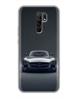 Чехол для Xiaomi Redmi 9 с картинкой «Mercedes на черном» Чехол для Xiaomi Redmi 9 с картинкой «Mercedes на черном»