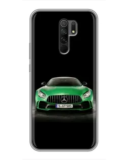 Чехол для Xiaomi Redmi 9 с картинкой «Mercedes — неоновый лого» Чехол для Xiaomi Redmi 9 с картинкой «Mercedes — неоновый лого»