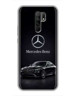Чехол для Xiaomi Redmi 9 с картинкой «Mercedes — решетка радиатора» Чехол для Xiaomi Redmi 9 с картинкой «Mercedes — решетка радиатора»
