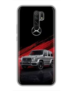 Чехол для Xiaomi Redmi 9 с картинкой «Mercedes G-Class красный» Чехол для Xiaomi Redmi 9 с картинкой «Mercedes G-Class красный»