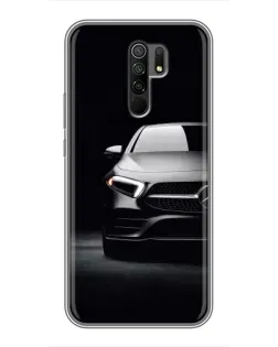 Чехол для Xiaomi Redmi 9 с картинкой «Свет фар Mercedes» Чехол для Xiaomi Redmi 9 с картинкой «Свет фар Mercedes»
