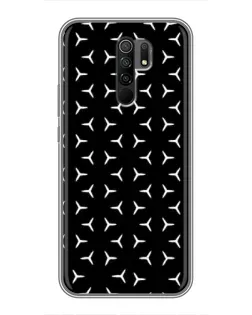 Чехол для Xiaomi Redmi 9 с картинкой «Mercedes паттерн звезд» Чехол для Xiaomi Redmi 9 с картинкой «Mercedes паттерн звезд»
