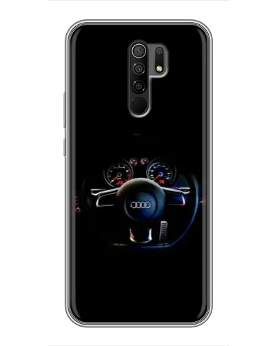 Чехол для Xiaomi Redmi 9 с картинкой «Салон Audi — руль» Чехол для Xiaomi Redmi 9 с картинкой «Салон Audi — руль»