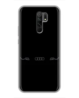 Чехол для Xiaomi Redmi 9 с картинкой «Audi — световой подпись» Чехол для Xiaomi Redmi 9 с картинкой «Audi — световой подпись»