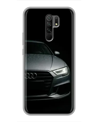 Чехол для Xiaomi Redmi 9 с картинкой «Audi — детализация кузова» Чехол для Xiaomi Redmi 9 с картинкой «Audi — детализация кузова»