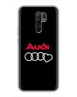 Чехол для Xiaomi Redmi 9 с картинкой «Логотип Audi Heart» Чехол для Xiaomi Redmi 9 с картинкой «Логотип Audi Heart»