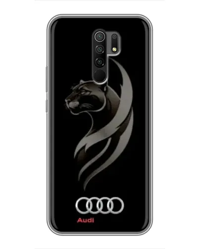 Чехол для Xiaomi Redmi 9 с картинкой «Графика — пантера и Audi» Чехол для Xiaomi Redmi 9 с картинкой «Графика — пантера и Audi»