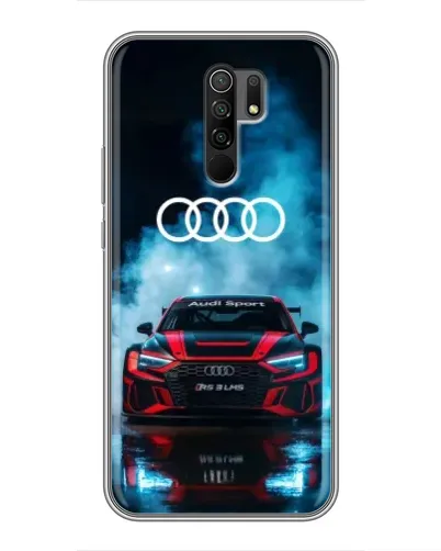Чехол для Xiaomi Redmi 9 с картинкой «Audi Sport — неон» Чехол для Xiaomi Redmi 9 с картинкой «Audi Sport — неон»