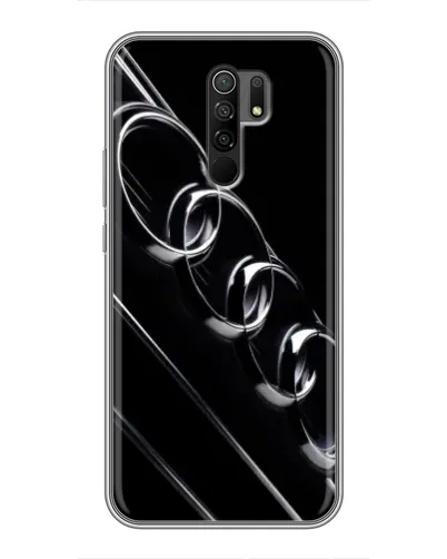 Чехол для Xiaomi Redmi 9 с картинкой «Audi — абстрактные кольца» Чехол для Xiaomi Redmi 9 с картинкой «Audi — абстрактные кольца»