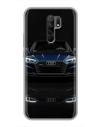 Чехол для Xiaomi Redmi 9 с картинкой «Audi — ночное отражение» Чехол для Xiaomi Redmi 9 с картинкой «Audi — ночное отражение»