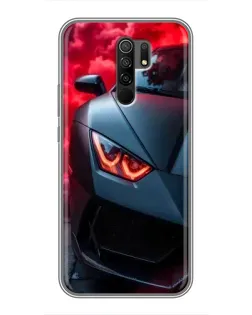 Чехол для Xiaomi Redmi 9 с картинкой «Lamborghini красное сияние» Чехол для Xiaomi Redmi 9 с картинкой «Lamborghini красное сияние»