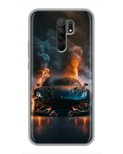 Чехол для Xiaomi Redmi 9 с картинкой «Lamborghini дымная эстетика» Чехол для Xiaomi Redmi 9 с картинкой «Lamborghini дымная эстетика»
