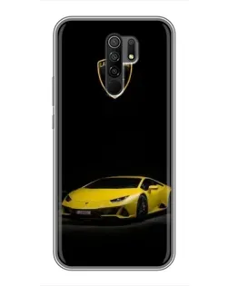 Чехол для Xiaomi Redmi 9 с картинкой «Lamborghini желтый акцент» Чехол для Xiaomi Redmi 9 с картинкой «Lamborghini желтый акцент»