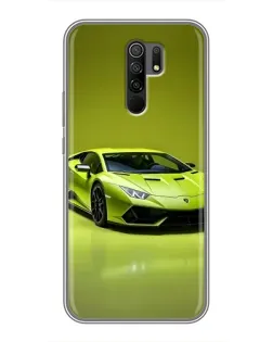 Чехол для Xiaomi Redmi 9 с картинкой «Салатовый Lamborghini Huracan» Чехол для Xiaomi Redmi 9 с картинкой «Салатовый Lamborghini Huracan»