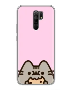 Чехол для Xiaomi Redmi 9 с картинкой «Pusheen и печенье» Чехол для Xiaomi Redmi 9 с картинкой «Pusheen и печенье»
