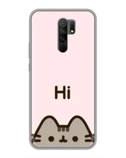 Чехол для Xiaomi Redmi 9 с картинкой «Пушин говорит Hi» Чехол для Xiaomi Redmi 9 с картинкой «Пушин говорит Hi»