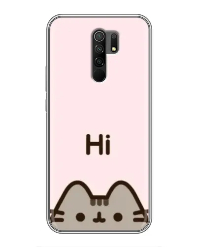 Чохол для Xiaomi Redmi 9 з картинкою «Пушин каже Hi» Чохол для Xiaomi Redmi 9 з картинкою «Пушин каже Hi»