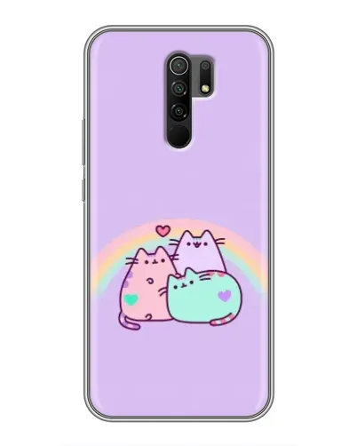 Чохол для Xiaomi Redmi 9 з картинкою «Веселкові Пушини» Чохол для Xiaomi Redmi 9 з картинкою «Веселкові Пушини»