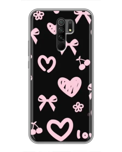 Чехол для Xiaomi Redmi 9 с картинкой «Сатиновый бант»