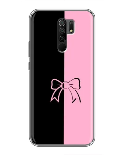 Чехол для Xiaomi Redmi 9 с картинкой «Половинки банта»