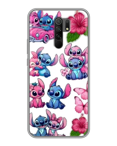 Чехол для Xiaomi Redmi 9 с картинкой «Стикеры Stitch и Angel» Чехол для Xiaomi Redmi 9 с картинкой «Стикеры Stitch и Angel»