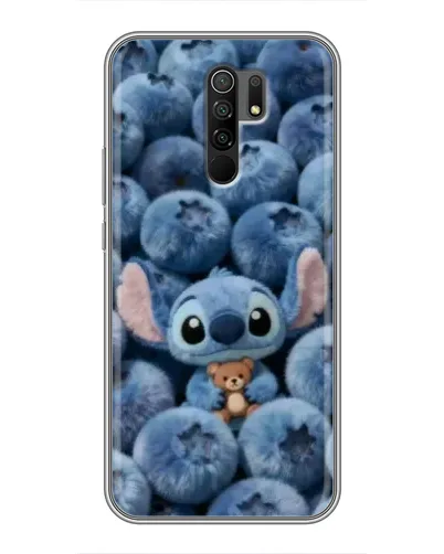 Чехол для Xiaomi Redmi 9 с картинкой «Стич и голубика» Чехол для Xiaomi Redmi 9 с картинкой «Стич и голубика»