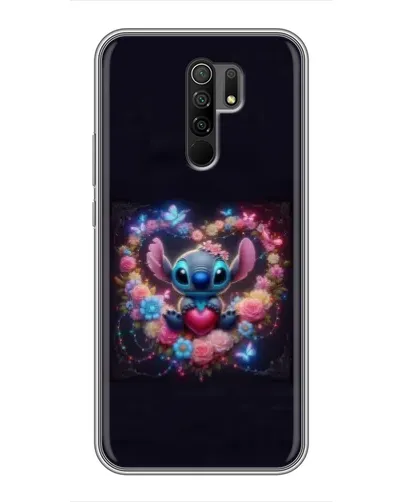 Чехол для Xiaomi Redmi 9 с картинкой «Stitch в цветах» Чехол для Xiaomi Redmi 9 с картинкой «Stitch в цветах»