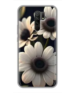 Чехол для Xiaomi Redmi 9 с картинкой «Белые маргаритки макро» Чехол для Xiaomi Redmi 9 с картинкой «Белые маргаритки макро»