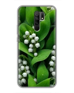 Чехол для Xiaomi Redmi 9 с картинкой «Ландыши в зелени» Чехол для Xiaomi Redmi 9 с картинкой «Ландыши в зелени»