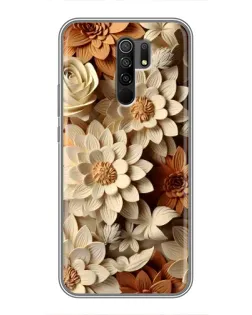 Чехол для Xiaomi Redmi 9 с картинкой «Бежевый флористический декор» Чехол для Xiaomi Redmi 9 с картинкой «Бежевый флористический декор»