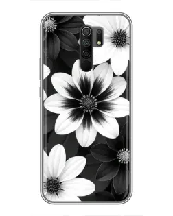 Чехол для Xiaomi Redmi 9 с картинкой «Монохромные астры» Чехол для Xiaomi Redmi 9 с картинкой «Монохромные астры»