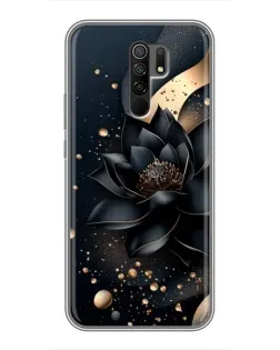 Чехол для Xiaomi Redmi 9 с картинкой «Черный лотос» Чехол для Xiaomi Redmi 9 с картинкой «Черный лотос»