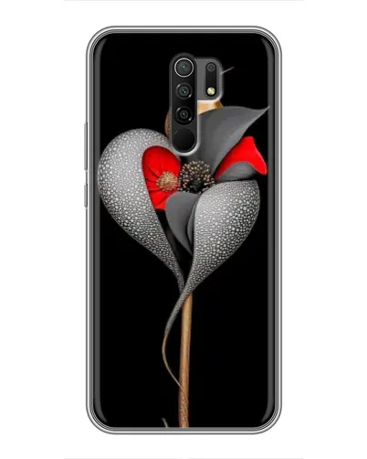 Чехол для Xiaomi Redmi 9 с картинкой «Серебряный фантазийный цветок» Чехол для Xiaomi Redmi 9 с картинкой «Серебряный фантазийный цветок»