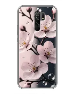 Чехол для Xiaomi Redmi 9 с картинкой «Нежная сакура и капли» Чехол для Xiaomi Redmi 9 с картинкой «Нежная сакура и капли»